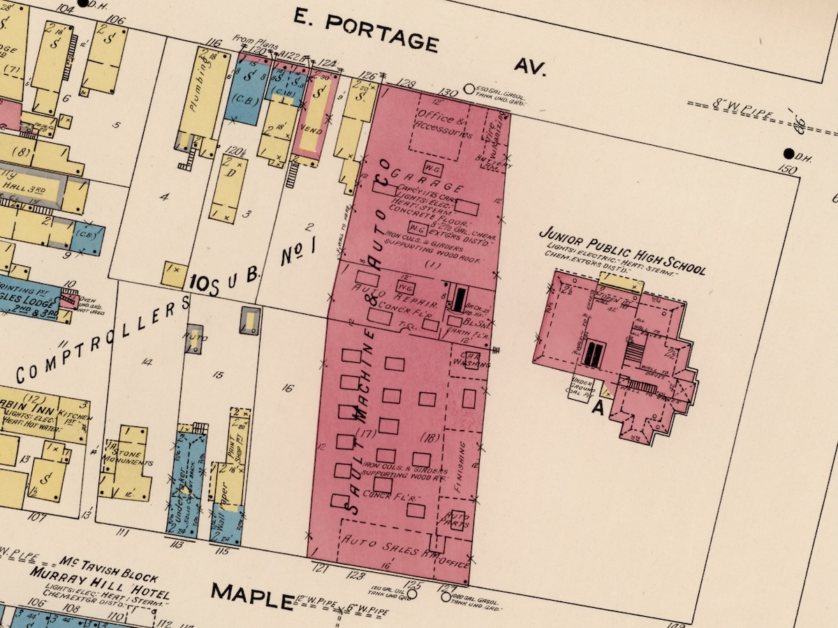 Sanborn Fire Insurance Map from Sault Sainte Marie, Chippewa County, Michigan. Sanborn Map Company, Oct, 1922. Map. Retrieved from the Library of Congress