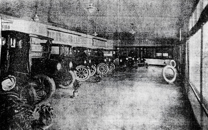 Soo Machine & Auto. Interior view of the beautiful show rooms on Maple Street. The Evening News, Sault Saint Marie, MI, March 13, 1920, p. 9.